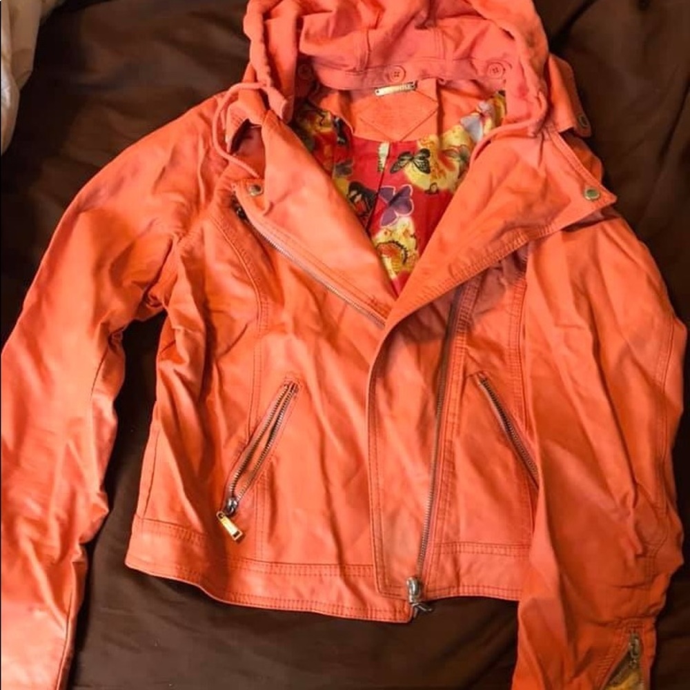 Vegan leather jacket